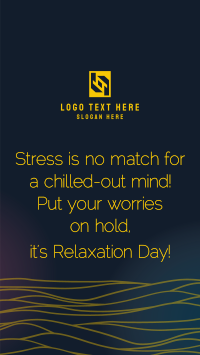 Wavy Relaxation Day Instagram story Image Preview