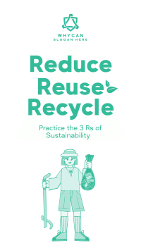 Triple Rs of Sustainability Instagram reel Image Preview
