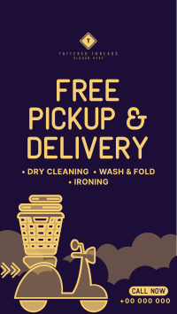 Laundry Pickup and Delivery TikTok Video Image Preview