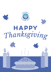 Blessed Thanksgiving Pie Flyer Design