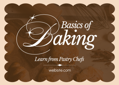 Basics of Baking Postcard Image Preview