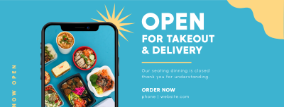 Food App Facebook cover Image Preview
