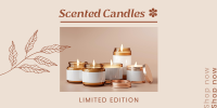 Limited Edition Scented Candles Twitter Post Design