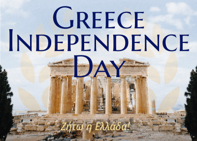 Contemporary Greece Independence Day Postcard Image Preview