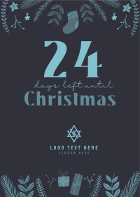 Countdown To Christmas Flyer Design