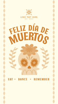 Dia de los Muertos Greeting YouTube Short Preview