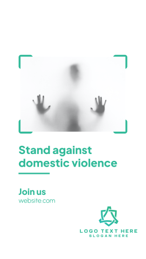 Stand Against Domestic Violence Facebook story Image Preview