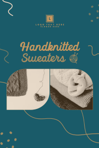 Handknitted Sweaters Pinterest Pin Image Preview