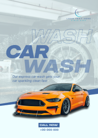 Professional Car Cleaning Flyer Design