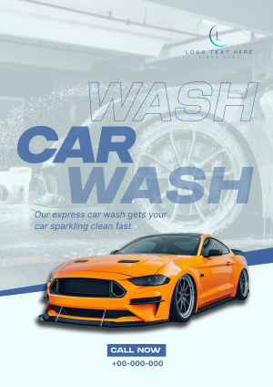 Professional Car Cleaning Flyer Image Preview