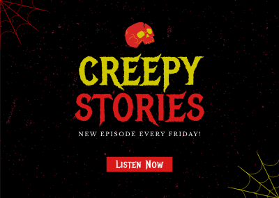 Creepy Stories Postcard Image Preview