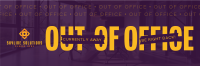 Minimalist Out Of Office Twitter Header Image Preview