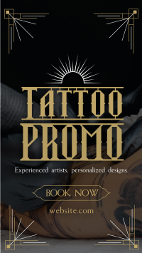 Tattoo Studio Promo Facebook Story Preview