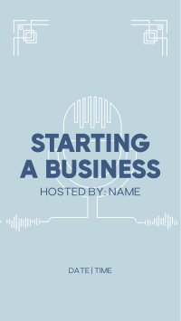 Simple Business Podcast Facebook story Image Preview