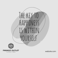 Key to Happiness Instagram post Image Preview