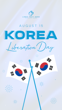Korea Liberation Day TikTok Video Design