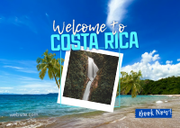 Paradise At Costa Rica Postcard Image Preview