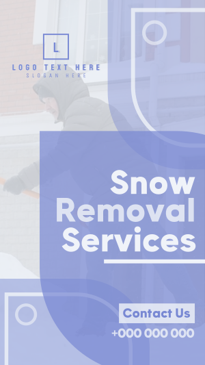 Simple Snow Removal Instagram story Image Preview