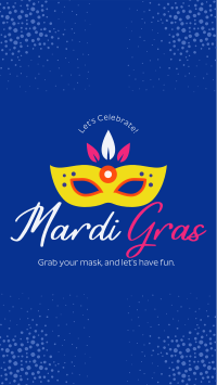 Mardi Mask Facebook Story Preview