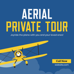 Aerial Private Tour Instagram post Image Preview