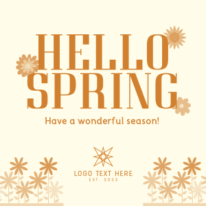 Hello Spring! Instagram post Image Preview