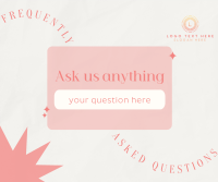 Ask anything Facebook Post Design