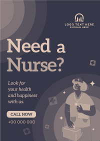 Nurse Service Poster Design