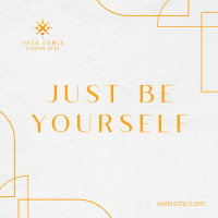 Be Yourself Instagram post Image Preview