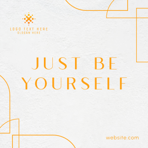 Be Yourself Instagram post Image Preview