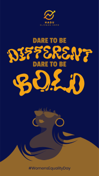 Dare To Be Bold Facebook Story Design