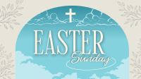 Floral Easter Sunday Animation Design
