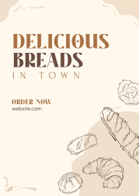 Tasty Fluffy Bread Flyer Image Preview