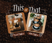 This or That Coffee Facebook post Image Preview
