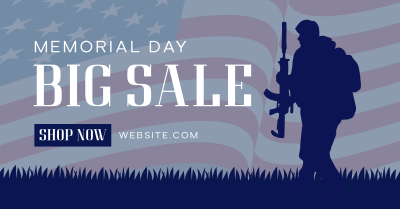 Memorial Sale Facebook ad Image Preview