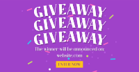 Confetti Giveaway Announcement Facebook Ad Image Preview