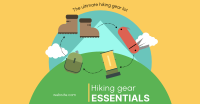 Hiking Gear Essentials Facebook Ad Design