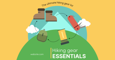 Hiking Gear Essentials Facebook ad Image Preview