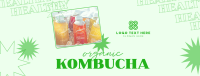 Healthy Kombucha Facebook cover Image Preview