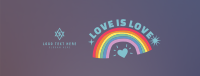 Love Is Love Facebook Cover Design