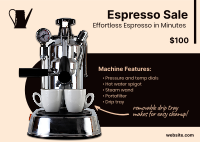 Espresso Machine Postcard Image Preview