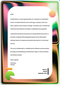 Analog Crystal Letterhead Image Preview
