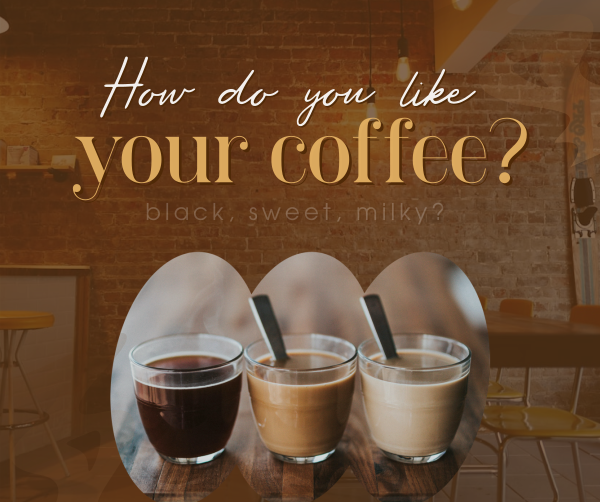 Coffee Flavors Facebook Post Design