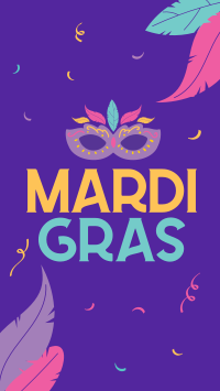Mardi Gras Celebration Instagram story Image Preview