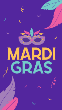 Mardi Gras Celebration Instagram Story Design