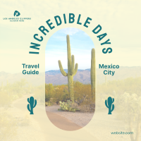 Incredible Days In Mexico Instagram Post Design