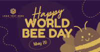 Modern Celebrating World Bee Day Facebook ad Image Preview