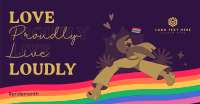 Lively Pride Month Facebook Ad Design