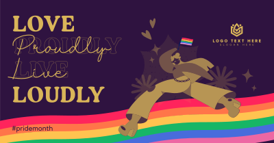 Lively Pride Month Facebook ad Image Preview