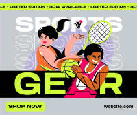 Sports Gear Sale Facebook Post Design