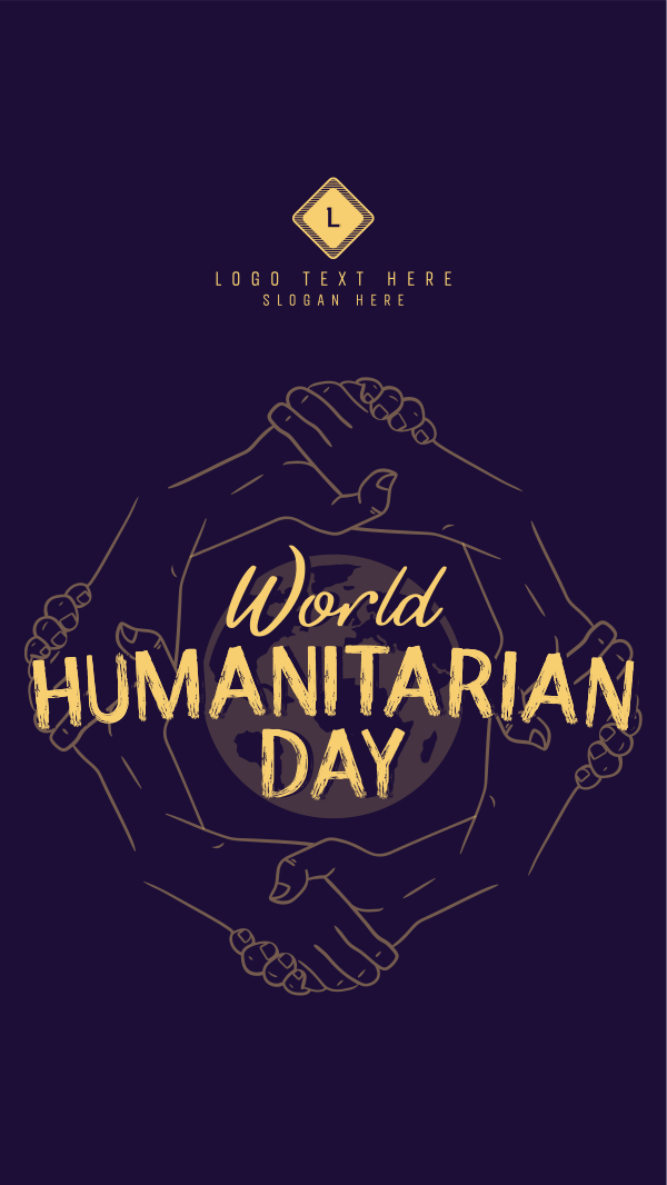 World Humanitarian Day Instagram Story Design